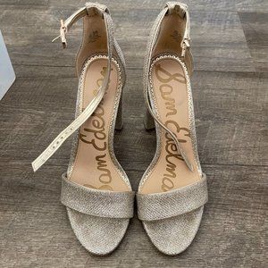 Silver Sparkly Sam Edelman Heels